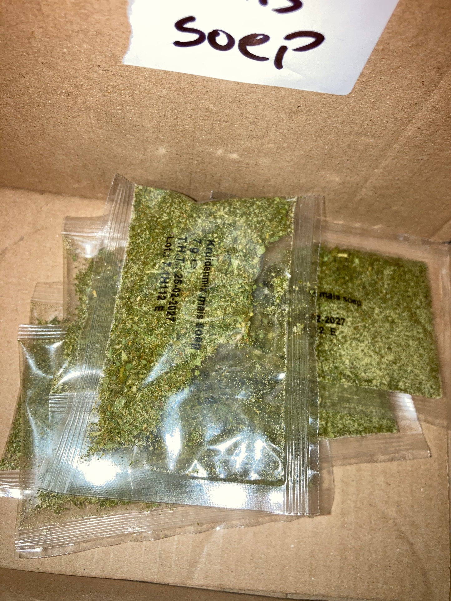 K45P03 kruidenmix mais soep (3 zakjes)