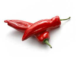 Paprika, Punt, Rood, per 3st a ca. 100g (totaal ca. 300g)