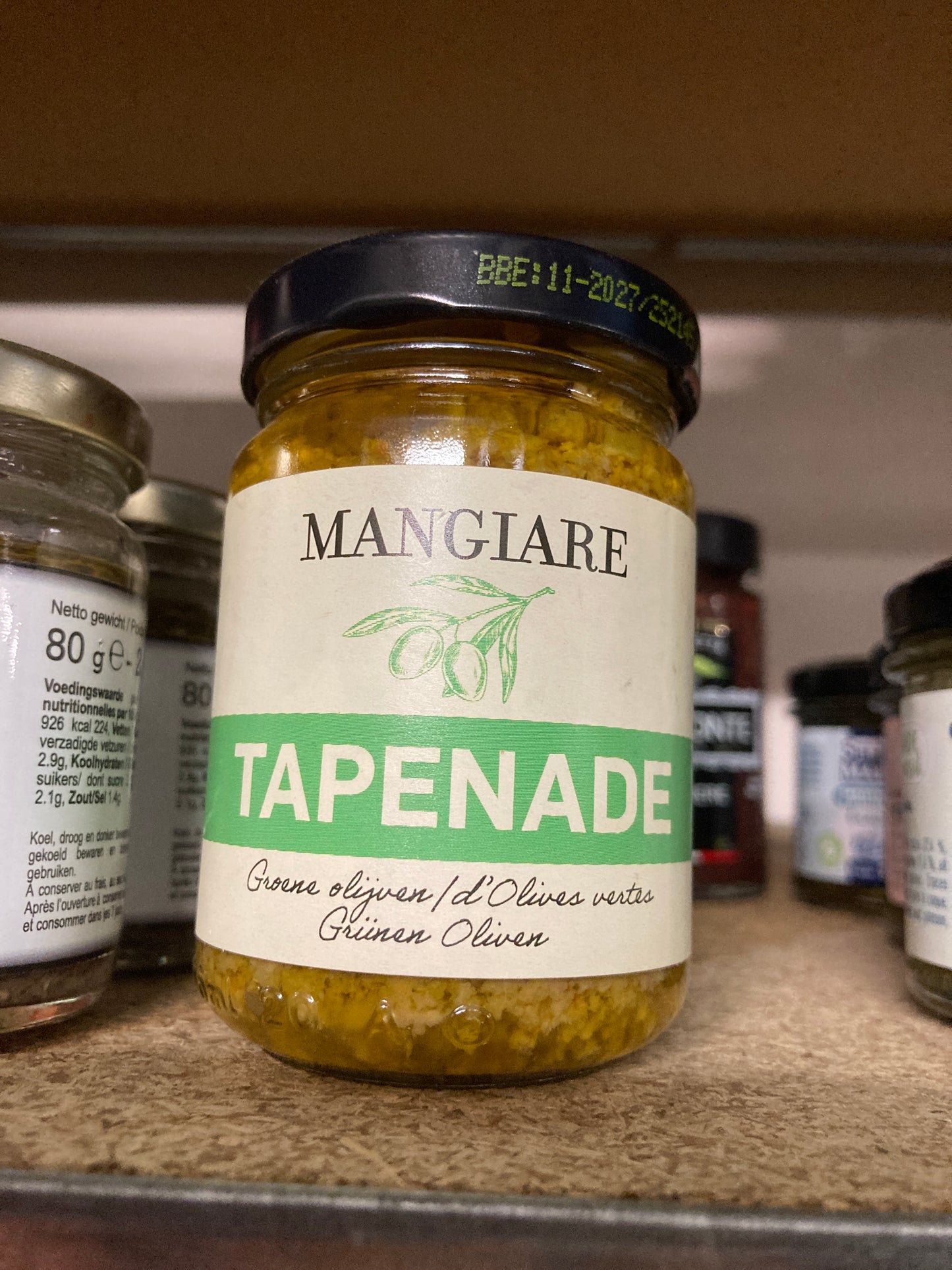 K30P03 tapenade groene olijf
