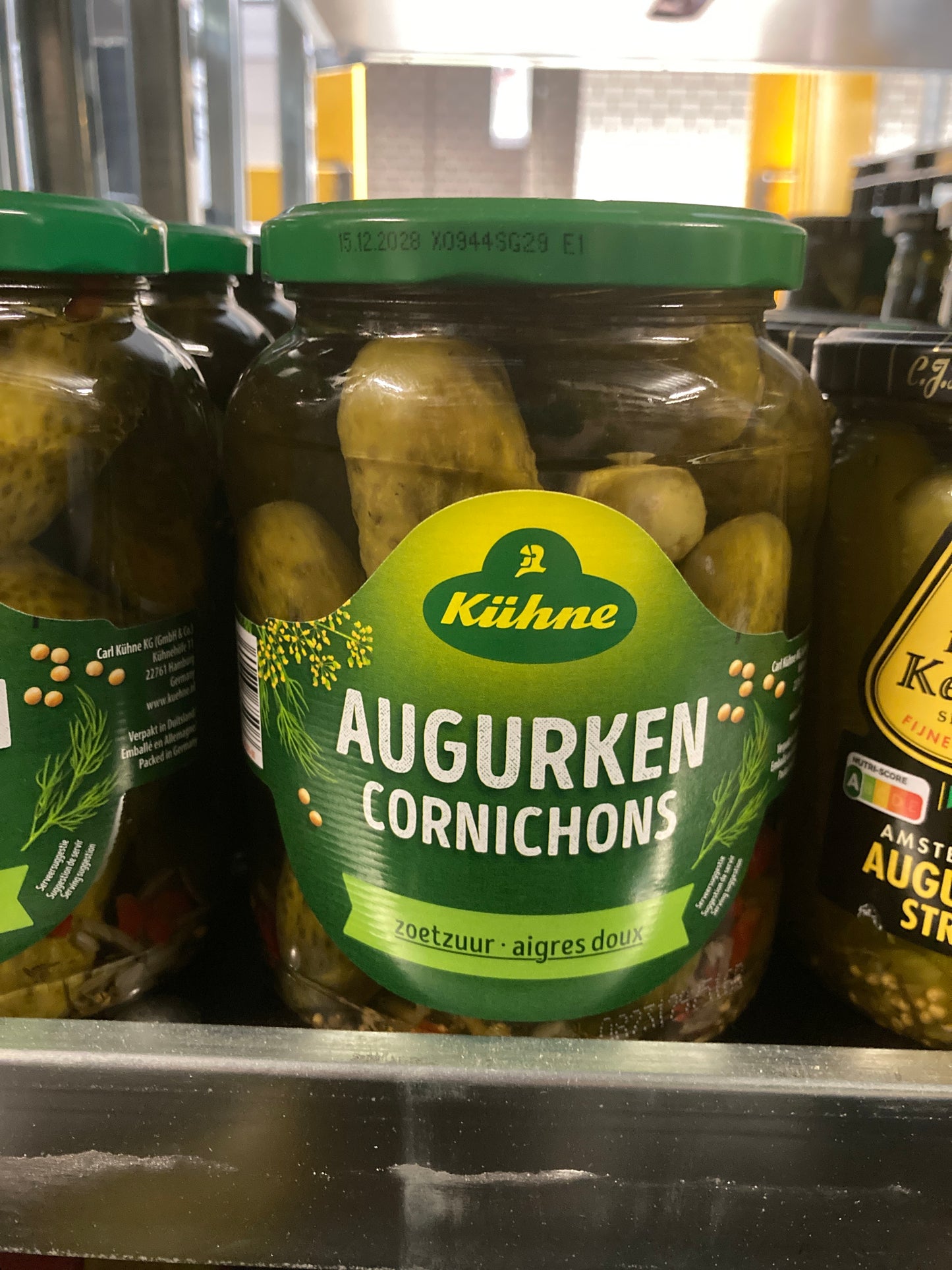 K37P05 augurken / cornichons 670g
