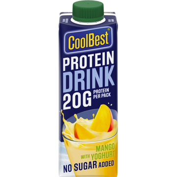 CoolBest Protein Drink Mango 6x330ml