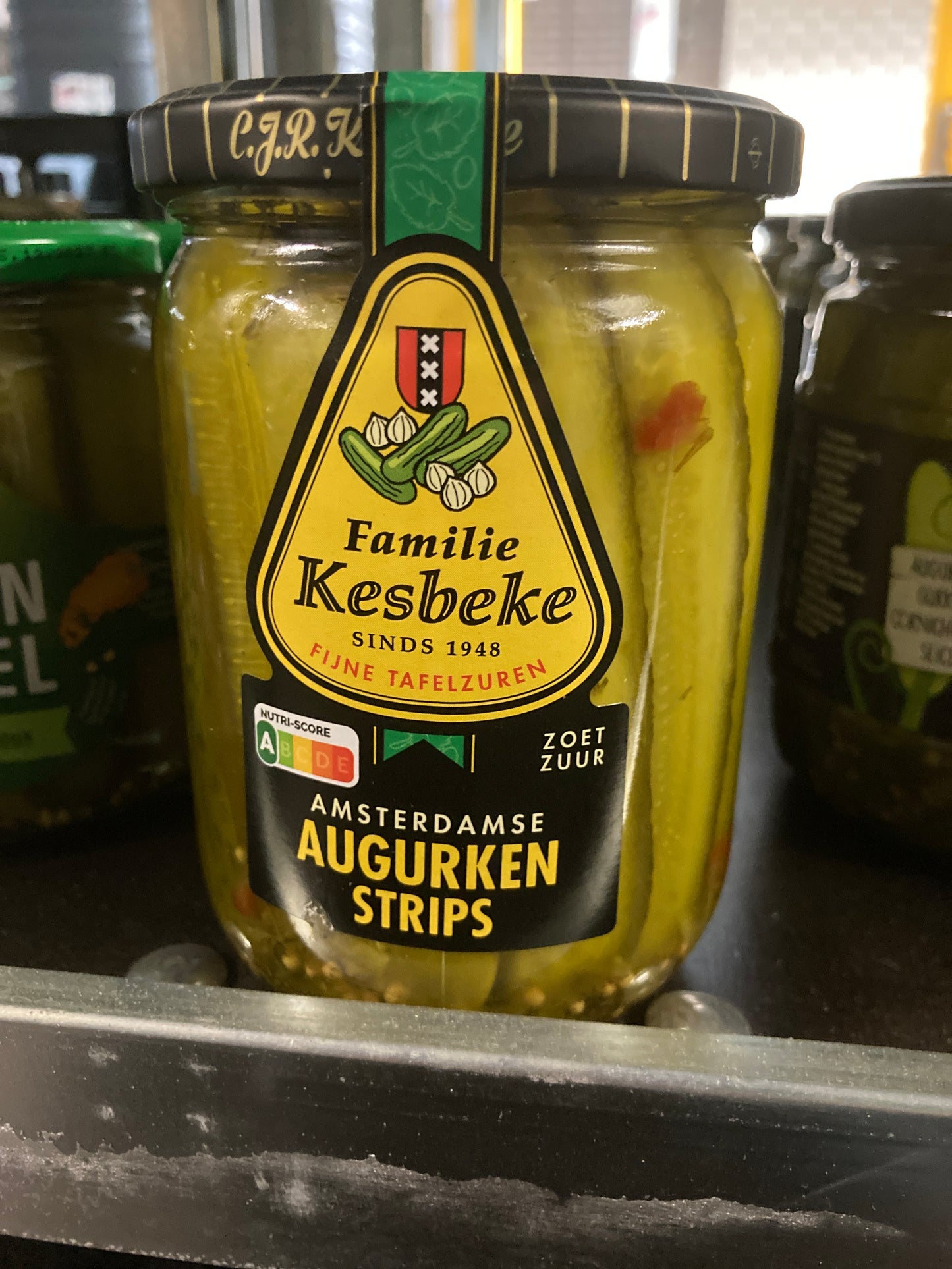 K37P05 amsterdamse augurken gesneden 520g