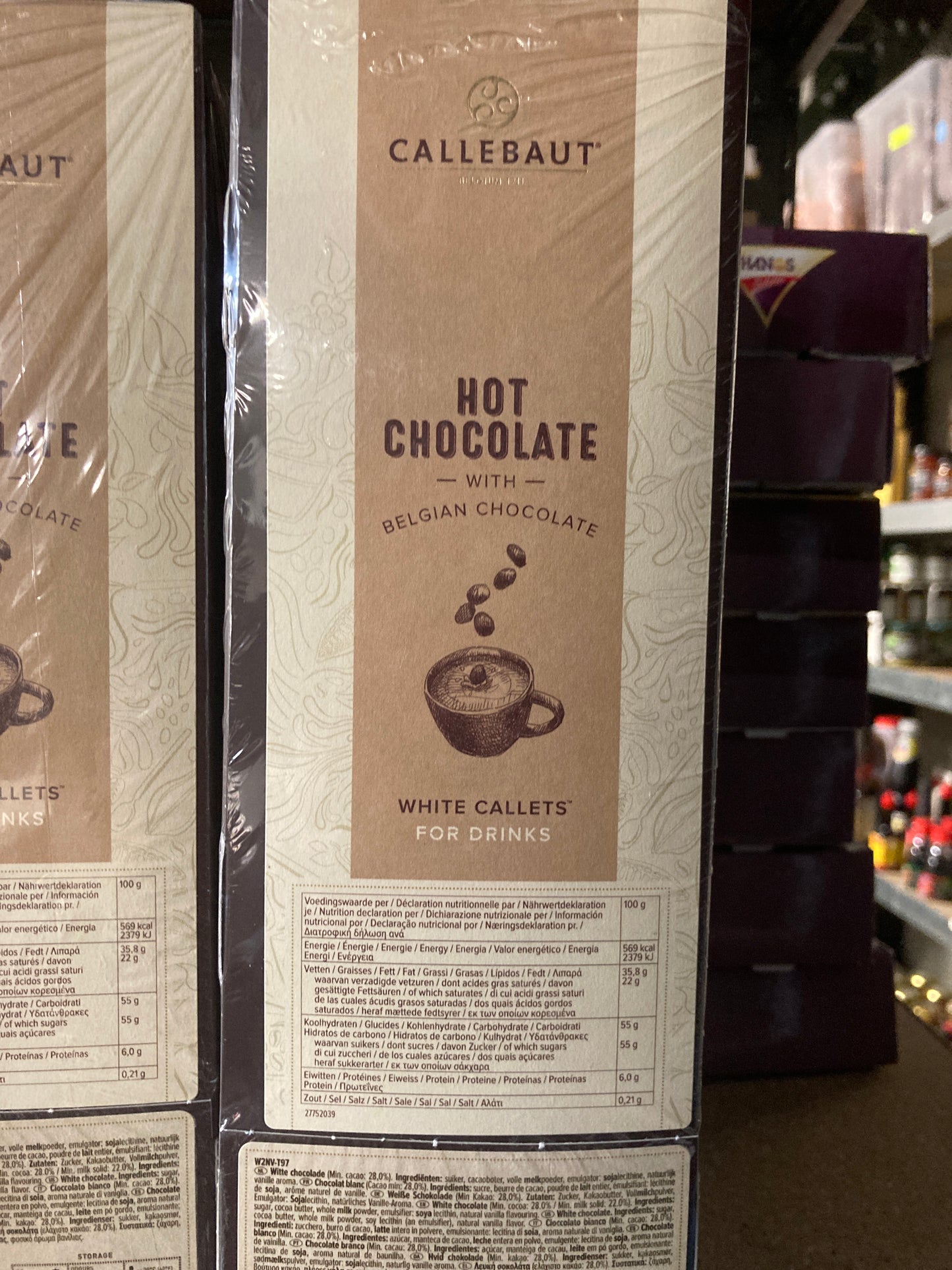 K57P03 witte chocolade voor chocolademelk 875g