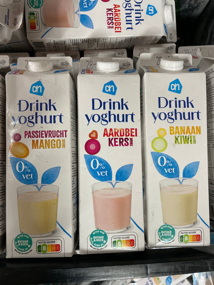 Drinkyoghurt 2x1l verschillende smaaken